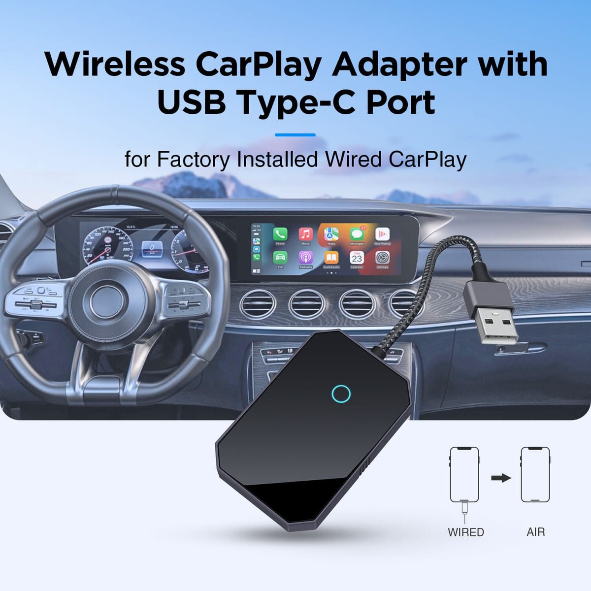 Apple car play & android auto wireless