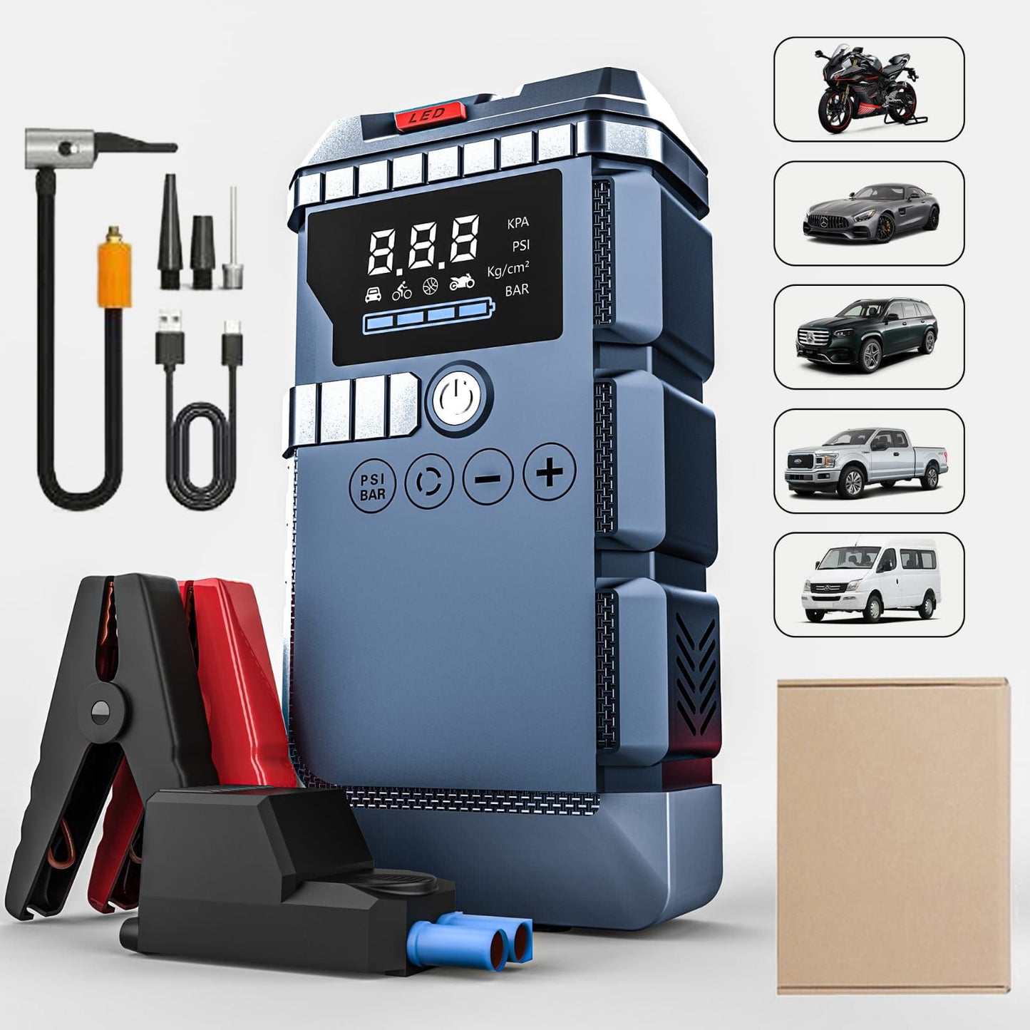 Jump Starter+ air compressor