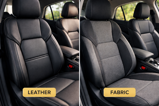 Leather vs Fabric Car Seats: Which One Is Right for You?