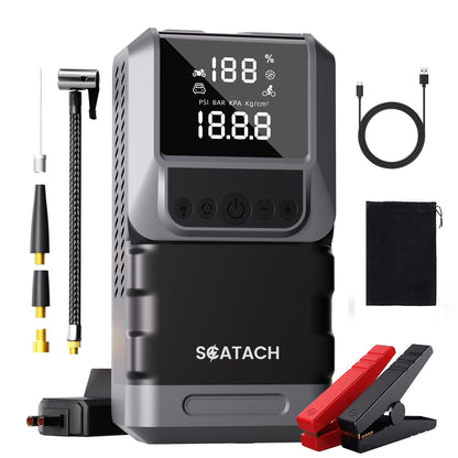 Jump starter+compressor SC