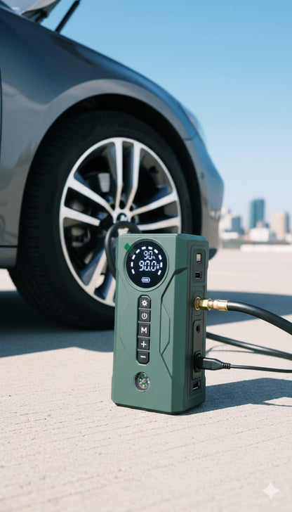 Jump Starter + air compressor